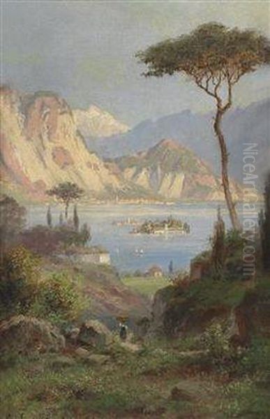 View Of Isola Bella On Lake Maggiore - view 1