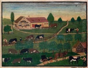 Bauernhauses by Johann Jakob Heuscher