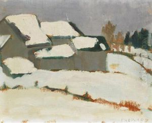 Farm In Winter by Prudence Heward