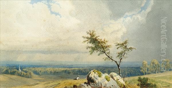 Landscape Withforeground Tree - view 1