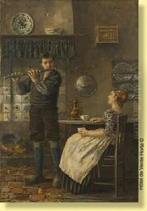 Le Flutiste Charmeur by Karl Heyden