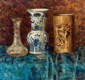 Stillleben Mit Gefasen by Karl Heyden