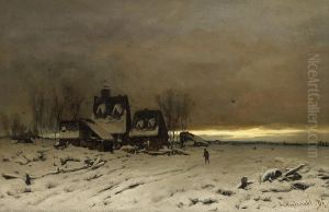 Winterabend by Joseph Friedrich N. Heydendahl