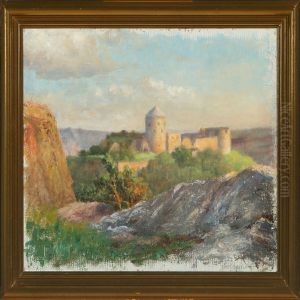 Bohus Fortress At Kungelv Vestre Gotaland Sweden by Catharine L.M. Heyerdahl