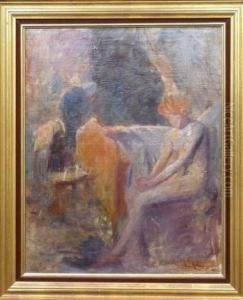 Modele Nu Assis by Marie Heyermans