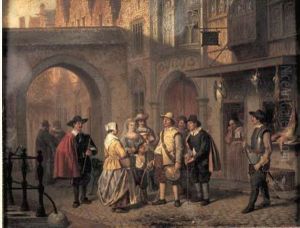 Scene Animee Dans Une Ruelle