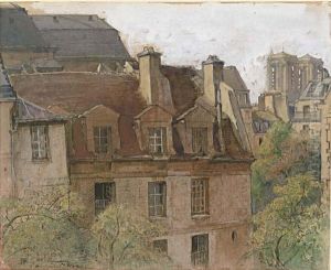A View Of The Seminary At Saint Nicolas-du-chardonnet A View Of The Seminary At Saint Nicolas-du-chardonnet