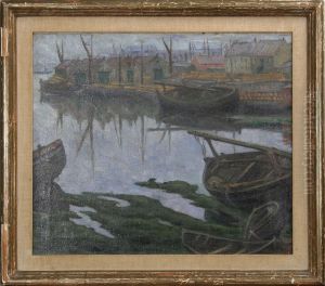 Hamnmotiv by Hilda Heyman