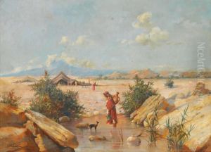 Campement Dans Le Desert