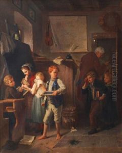 Theschool Room by Auguste Heyn
