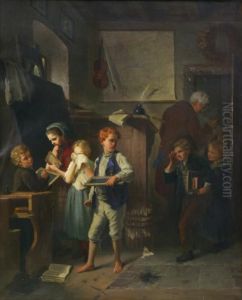 Reading Boys by Auguste Heyn
