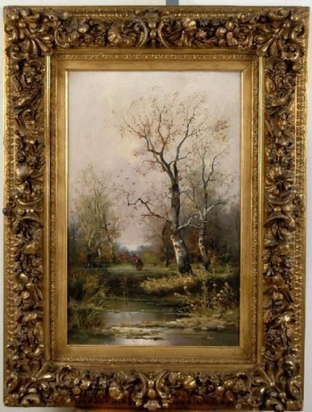 Akademie.
"alte Frau In Moorlandschaft" - view 1