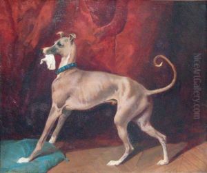 Levrette Au Gant by Louis Robert Heyrault