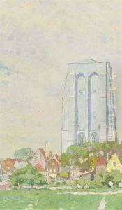 A View Of The St. Lievensmonstertoren, Zierikzee In Summer