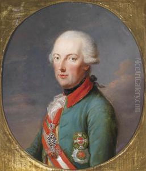 Portrait Of Emperor Joseph Ii In A Chevaux Legersuniform - view 1