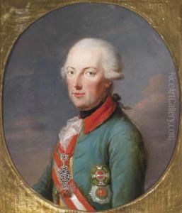 Portrait Of Emperor Joseph Ii In A Chevaux Legersuniform