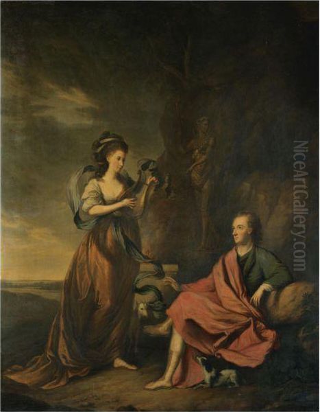A Double Portrait Of Arthur Wolfe, 1st Viscount Kilwarden And His Wife Anne - view 1