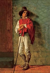 Italian Peasant by Thomas Hicks