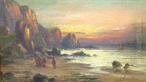 "sunset Onthe Cornish Coast" by Frank Hider