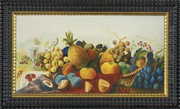 A Still-life With Fruit And Mountains - view 1