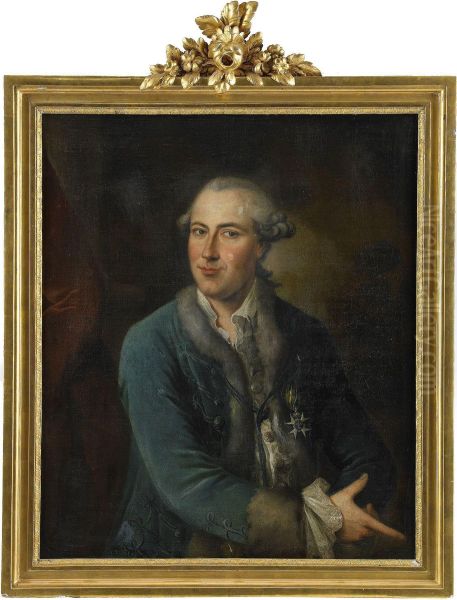 Portratt Av Overstathallaren Friherre Carl Sparre - view 1