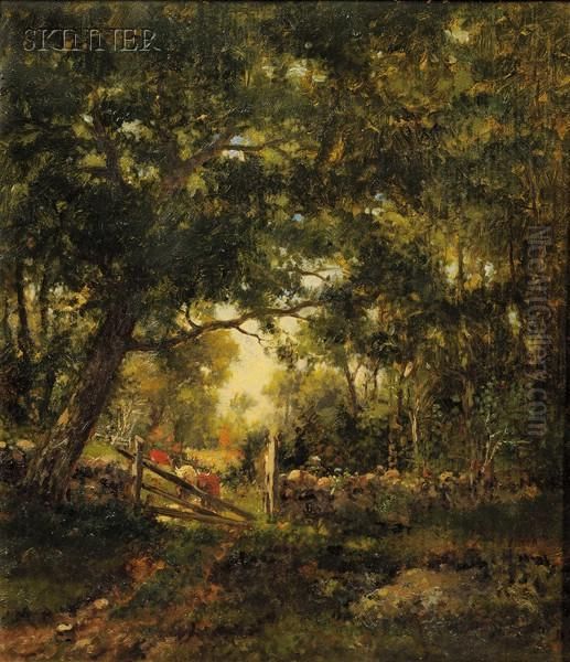 Landscape With Cows In A Pasture - view 1