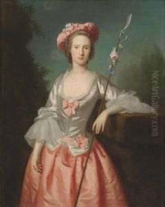 Portrait Of A Lady As A Shepherdess