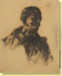 Mineur De Profil by Georges Jules Higuet
