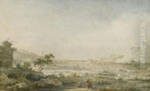 The Ruins Of Miletus And The Maeander Valley by Jean-Baptiste Hilaire