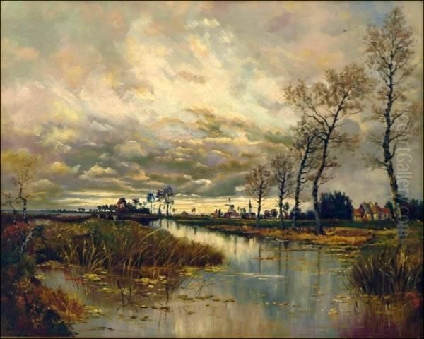 J. Hilbert Swamps Of The Weser - view 1