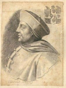 Steinbuste Des Kardinal Wolsey.