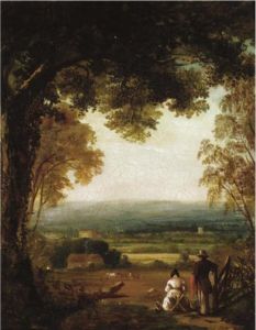 An Extensive Landscape With Figures In The Foreground An Extensive Landscape With Figures In The Foreground
