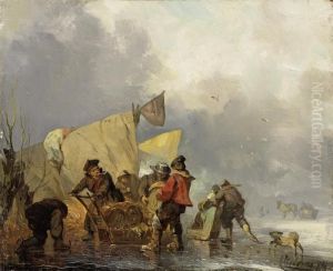 Enjoying The Ice by Carl Hilgers