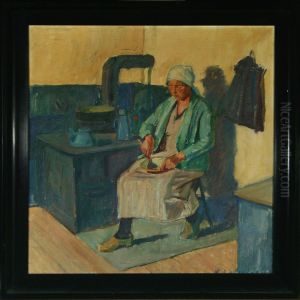 Woman By The Stove