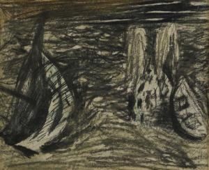 Batar Pa Rivieran by Carl Fredrik Hill