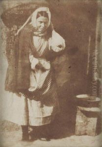 "annie Linton,
A Newhaven Fisherwoman" by David Octavius Hill