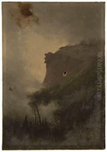 The Old Man Of The Mountain, New Hampshire by Edward Hill