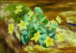 Bed Of Flowers by John Henry Hill