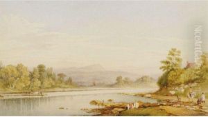 The Ferry Landing by John William Hill