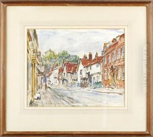 Street Scene by Rowland Henry Hill