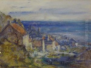 Runswick Bay by Rowland Henry Hill