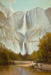 Yosemite Falls by Thomas Hill