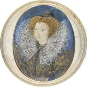 Portrait Of Queen Elizabeth I (1533-1603) by Nicholas Hilliard