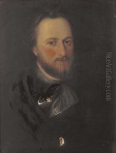 Portrait Of Thomas West by Nicholas Hilliard