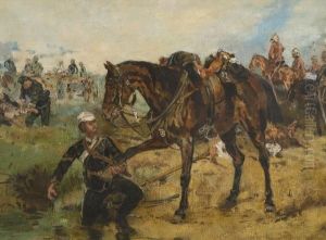 An Engagement In The Boer War by Robert Alexander Hillingford