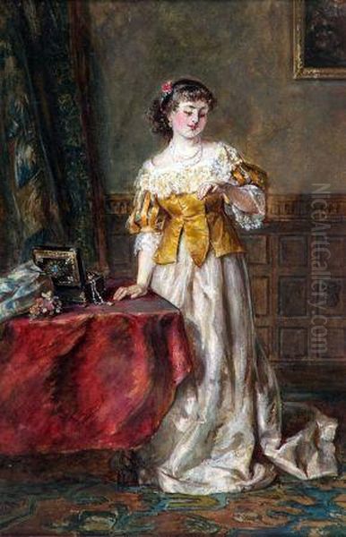 Lady In An Interior - view 1