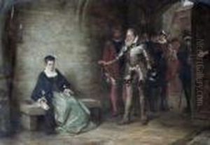 "princess Elizabeth At The Tower" - by Robert Alexander Hillingford