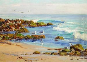 Gulls At Play by Anna Althea Hills