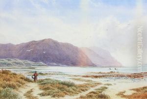 Figure Overlooking An Estuary Figure Overlooking An Estuary