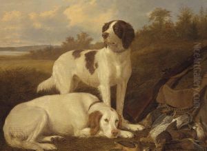 Setters At Rest by Thomas Hewes Hinckley